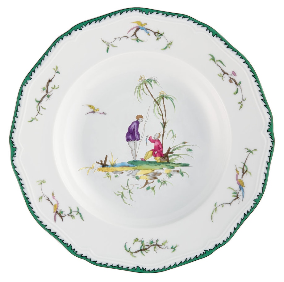 Raynaud, Longjiang, Deep plate with rim, motif №5