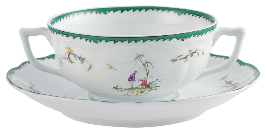 Raynaud, Longjiang, Cream soup cup without saucer, motif №5