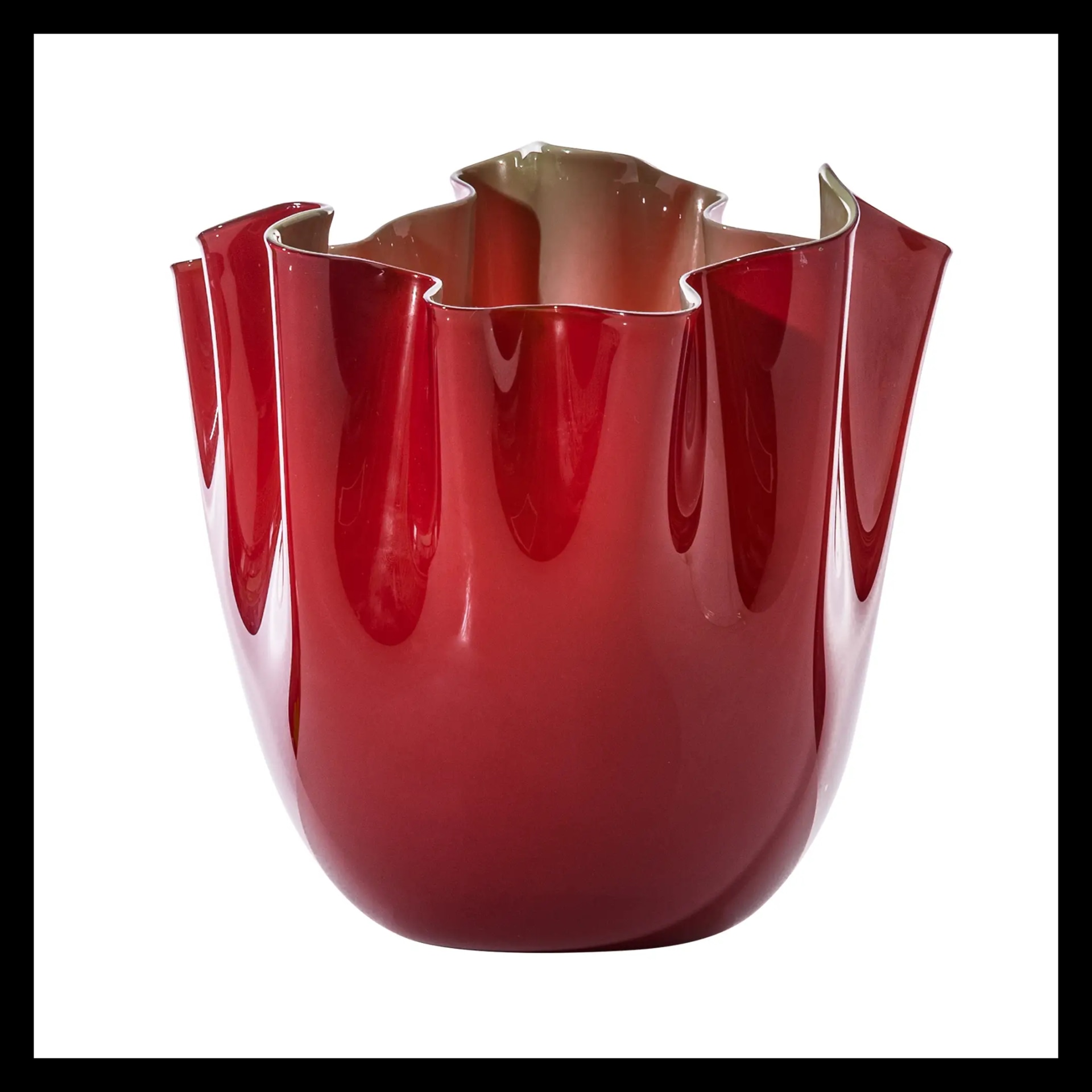 Venini, Fazzoletto, Vase, medium
