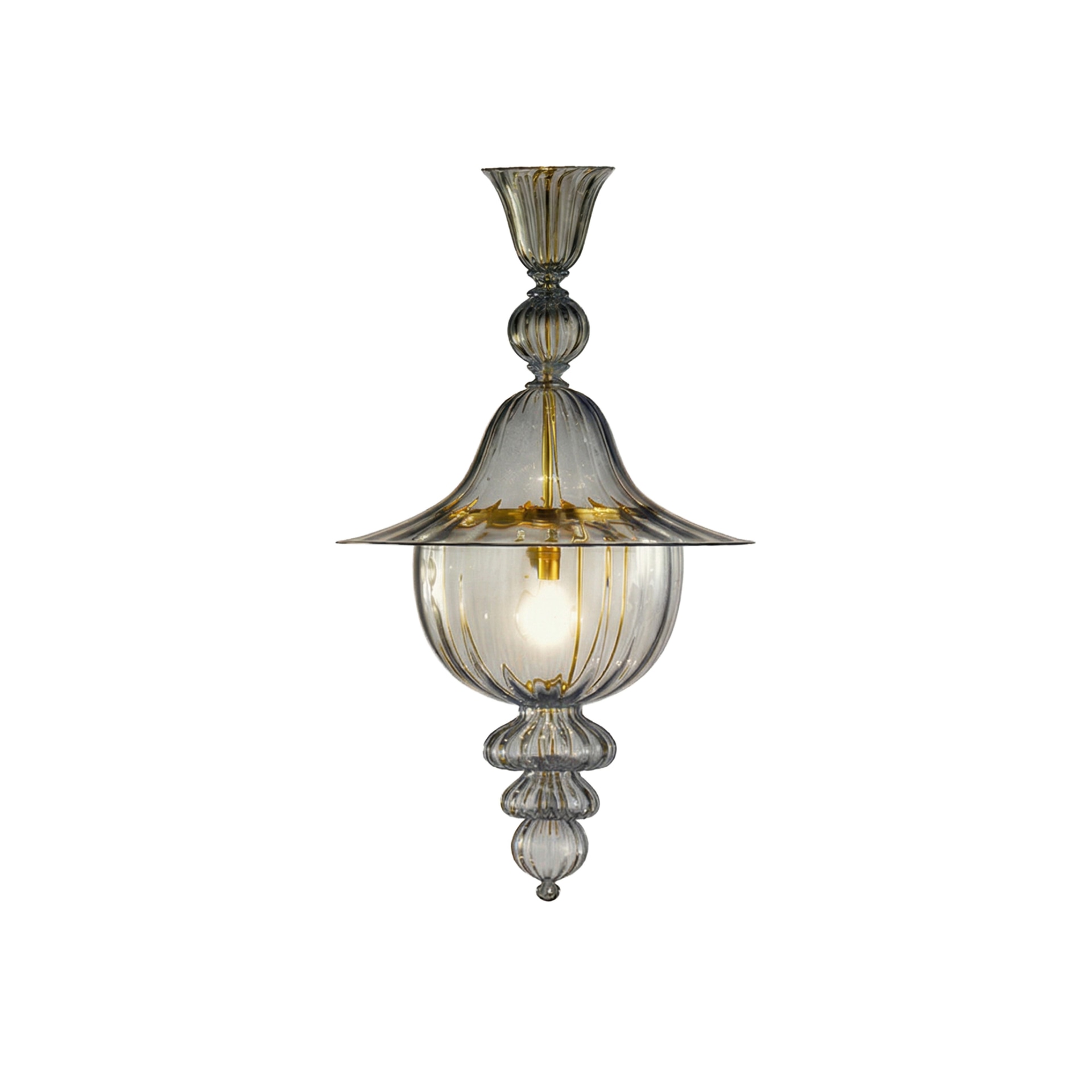 Venini, Art Light, Doge chandelier, grey