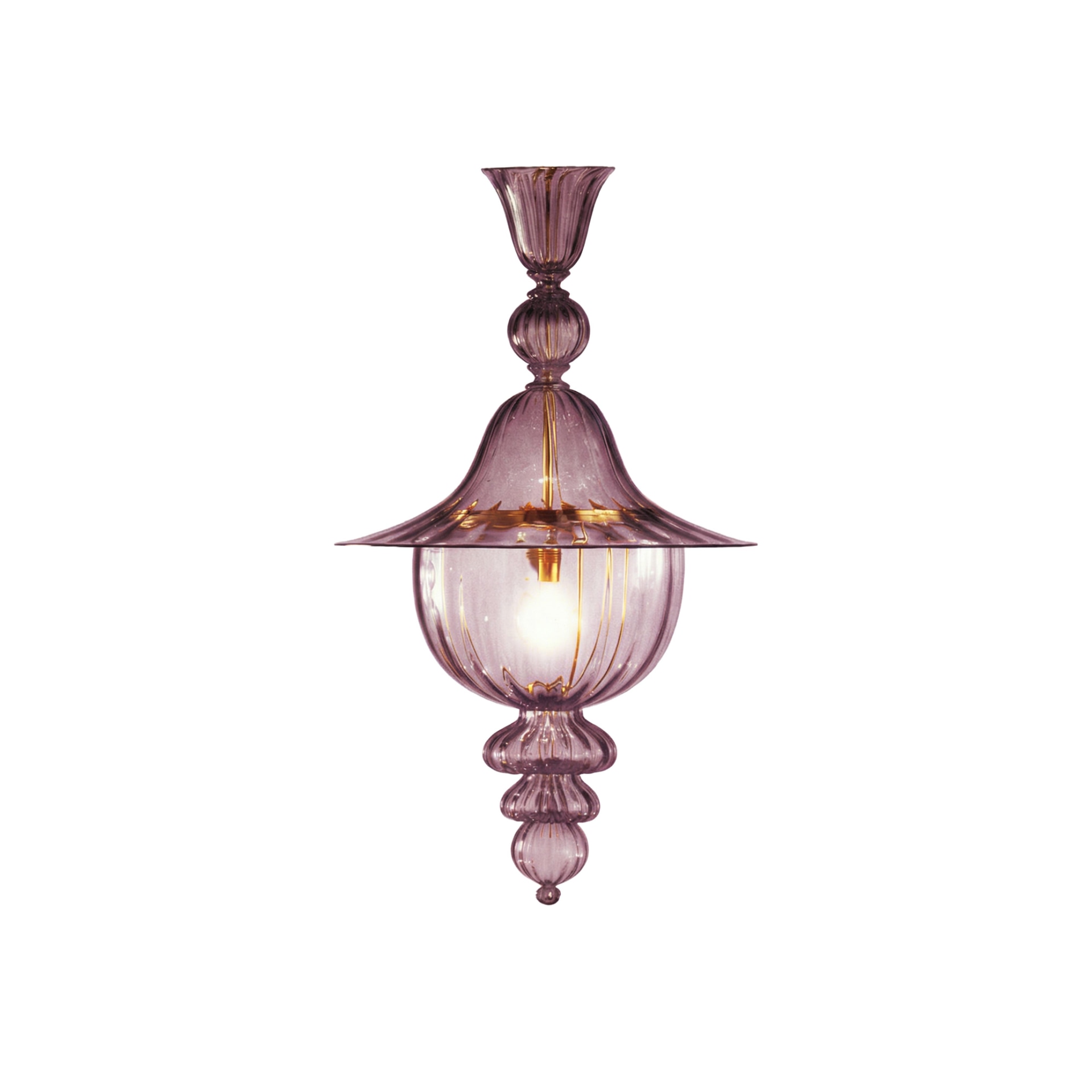 Venini, Art Light, Doge chandelier, amethyst