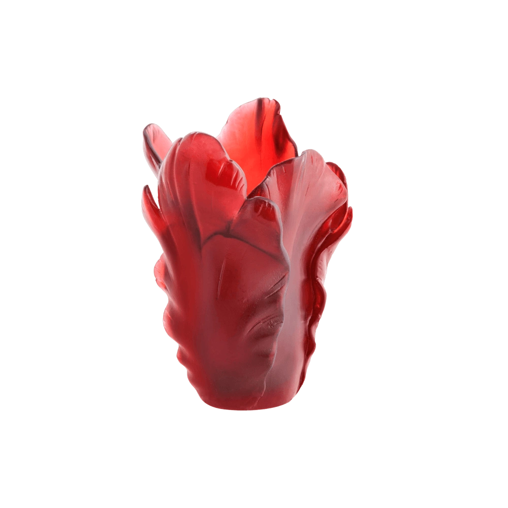 Daum, Tulipe vases, Red vase