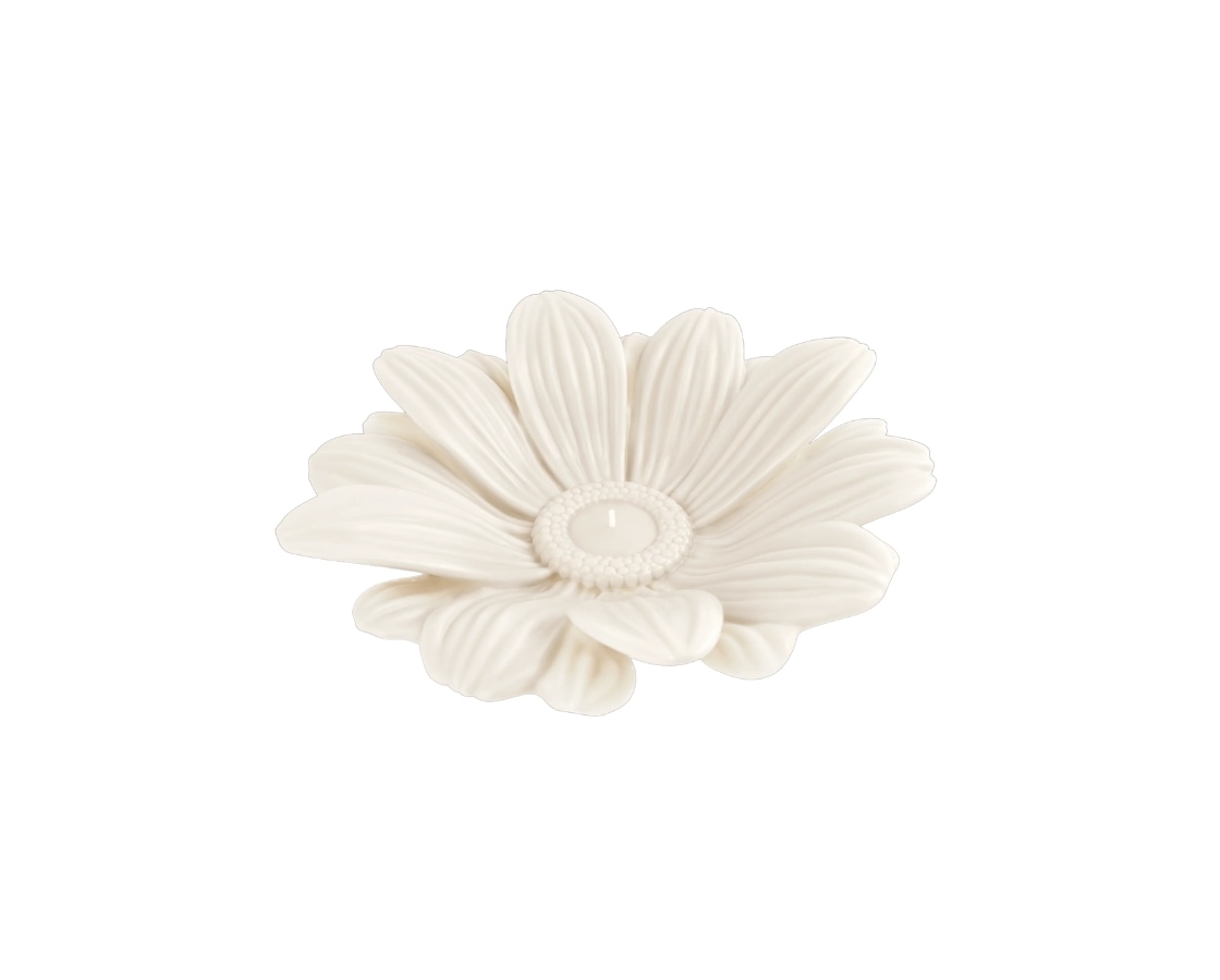 Daum, Or d'Abeille, Floral sculpted candle
