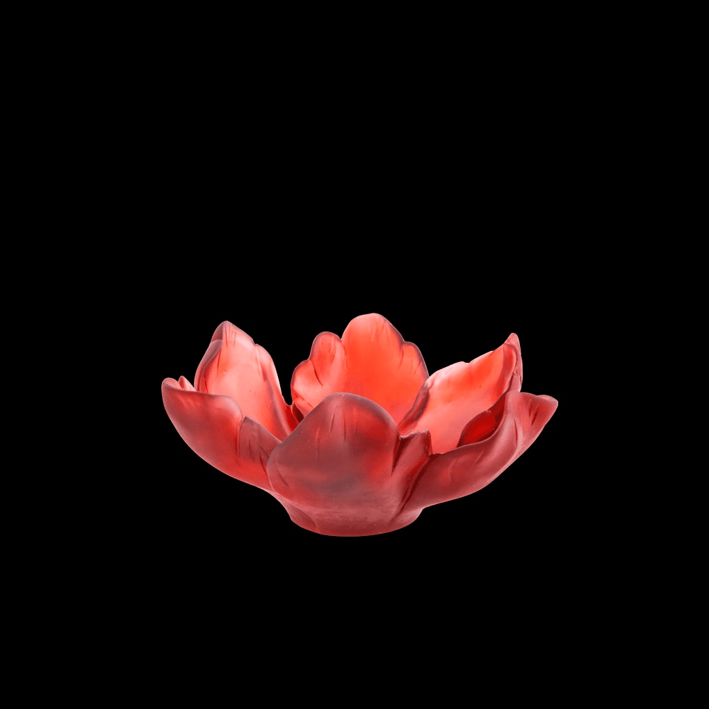 Daum, Tulipe bowls, Red bowl, small