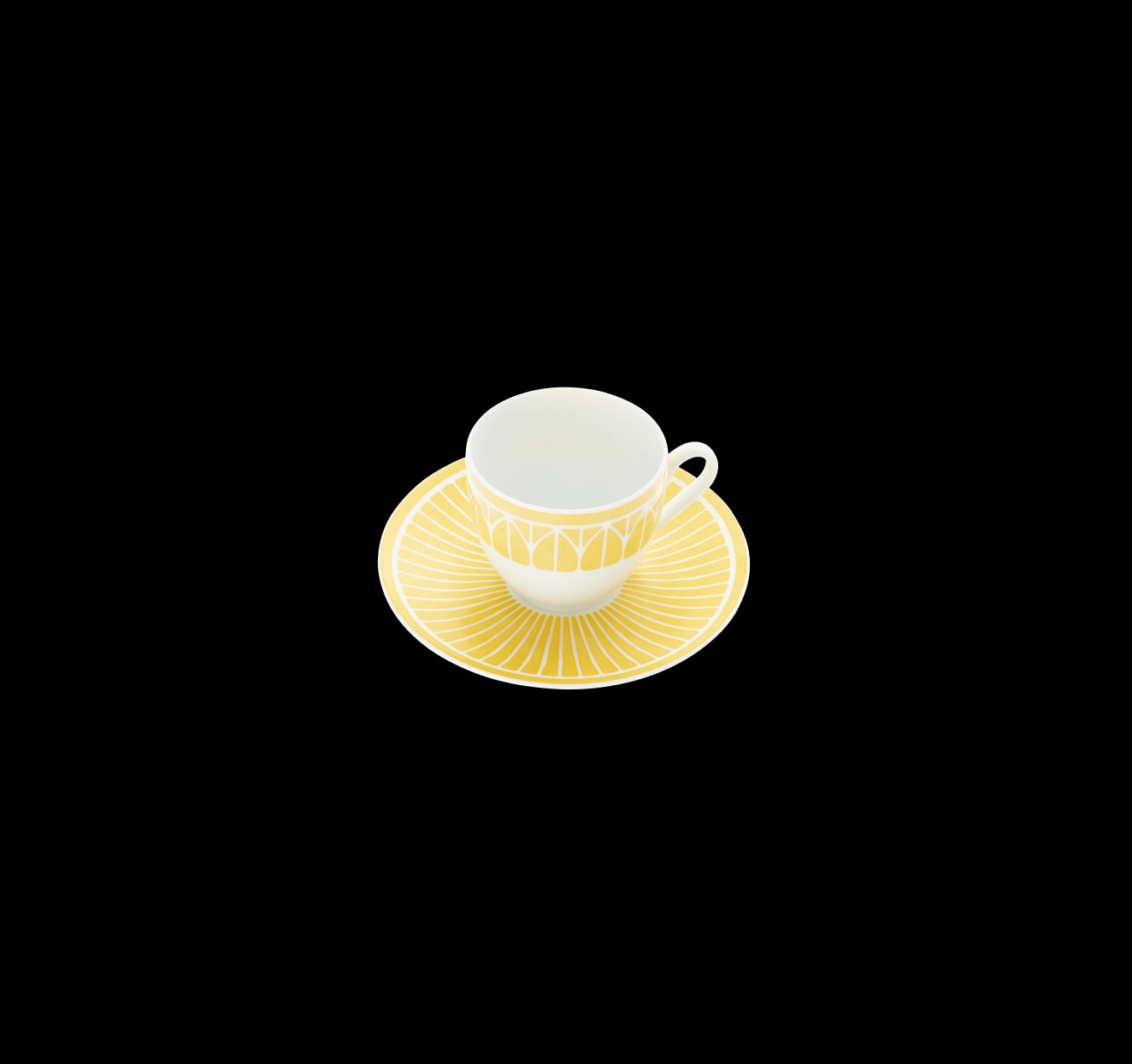 Christofle, Malmaison Riviera, Espresso cup and saucer