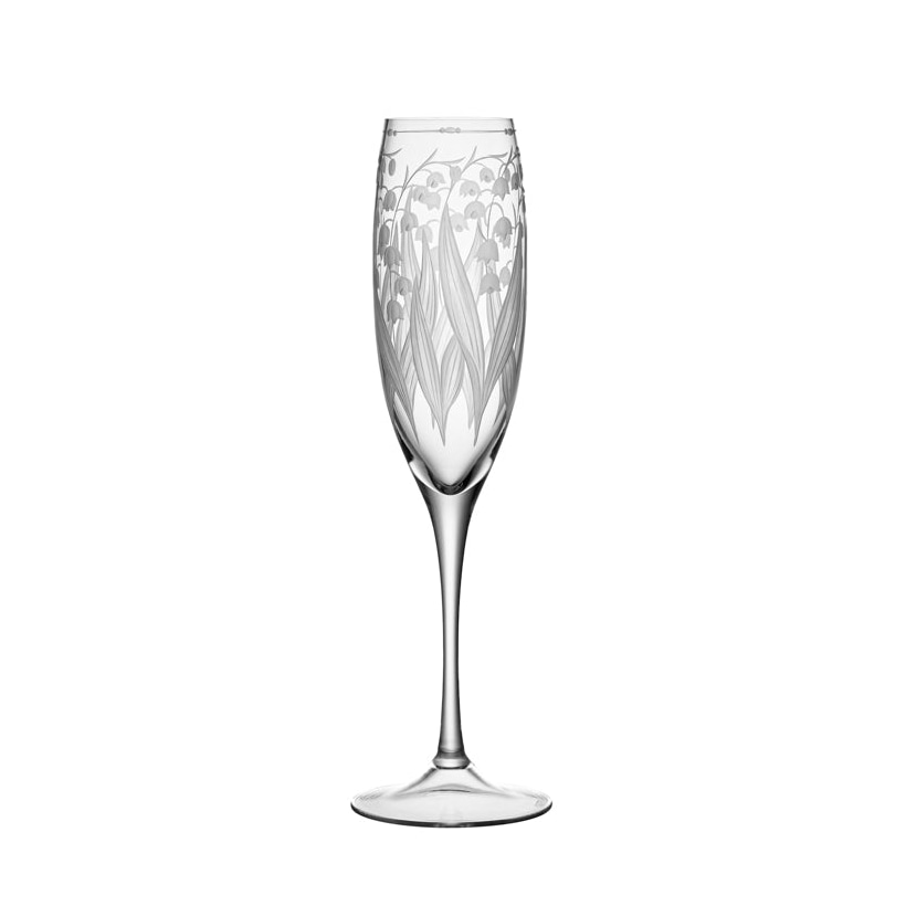 Artel, Lily of the Valley, Wine flute, clear