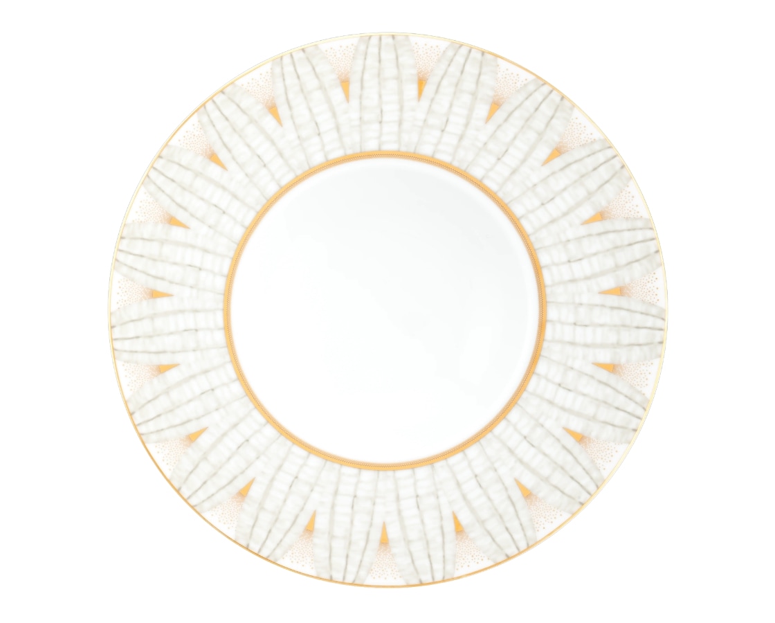 Daum, Or d’Abeille Dinnerware, Set of 2 deep plates