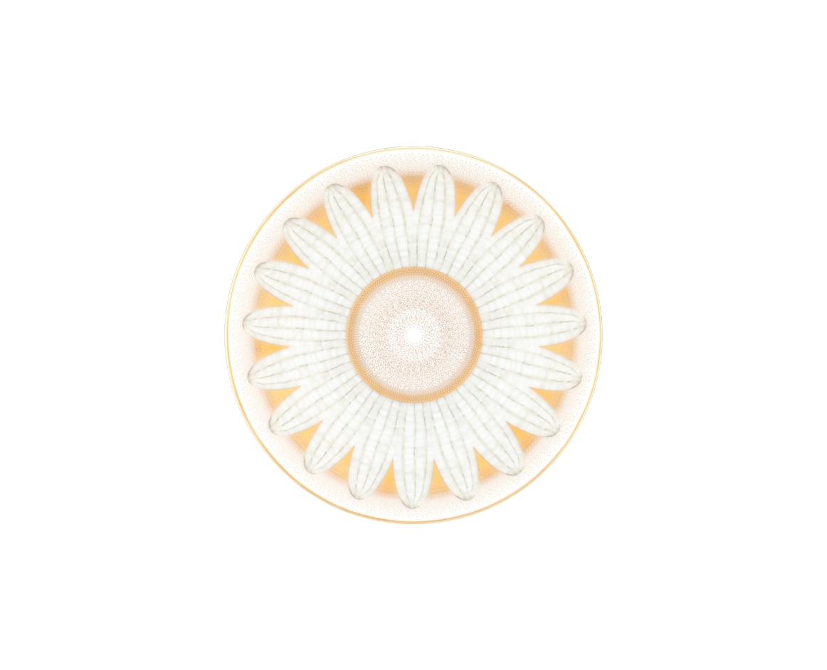 Daum, Or d’Abeille Dinnerware, Set of 2 bread plates