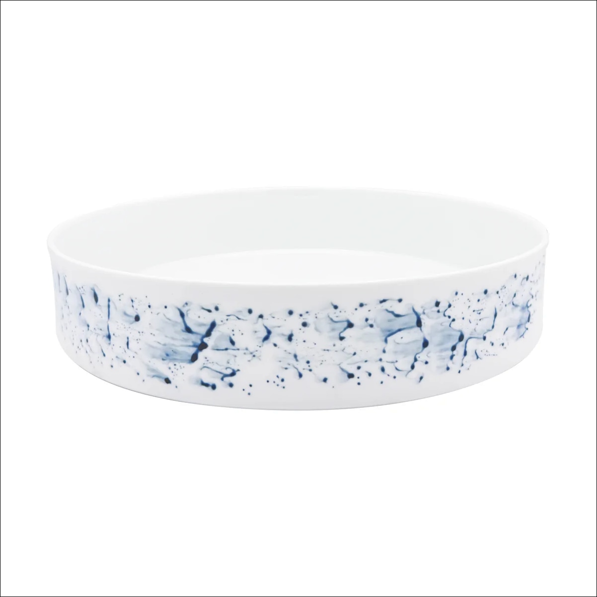 Jaune de Chrome, Blue Impression, Dish, large