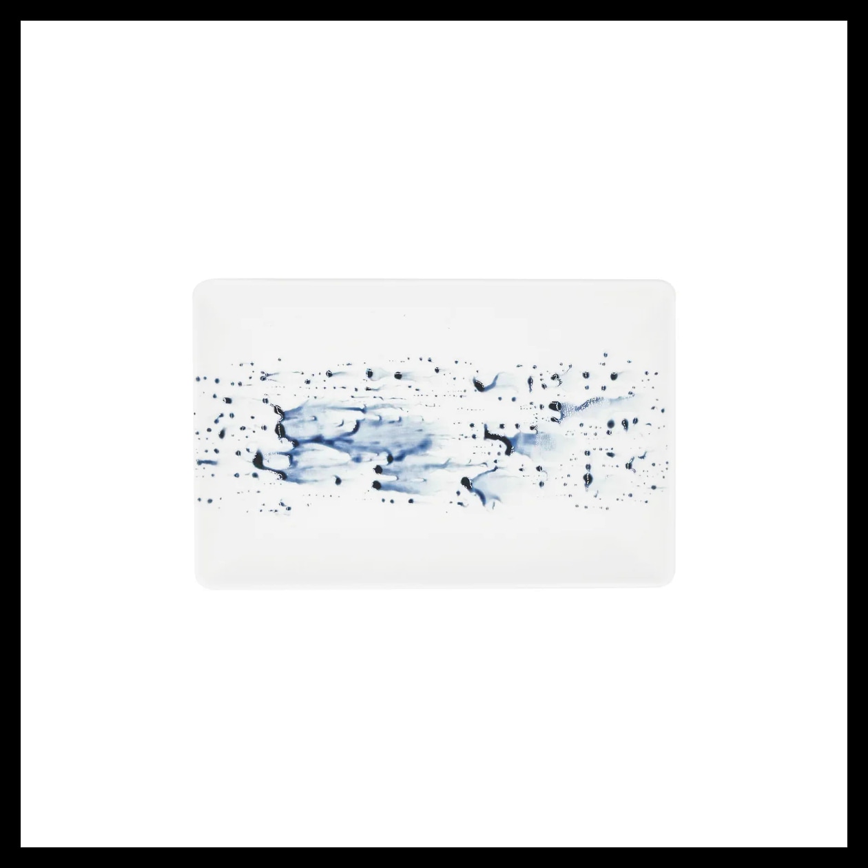 Jaune de Chrome, Blue Impression, Rectangular tray