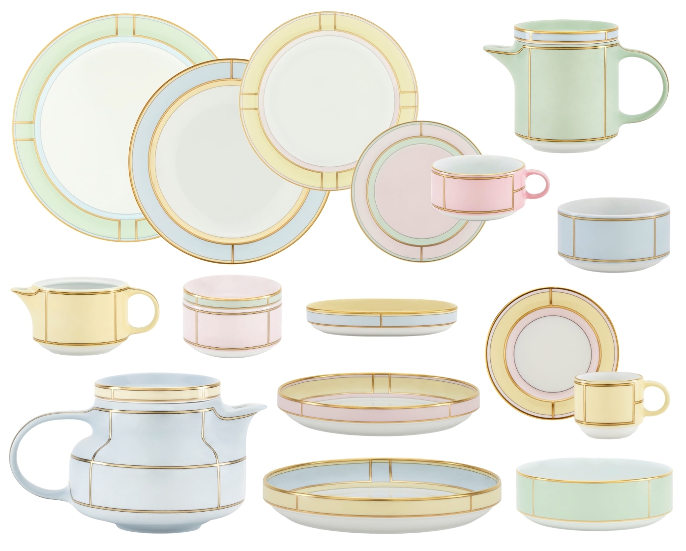 Ginori 1735 Diva, Grand dining set for 8 persons