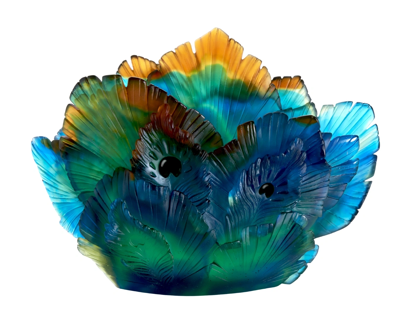 Daum, Fleur de Paon, Vase