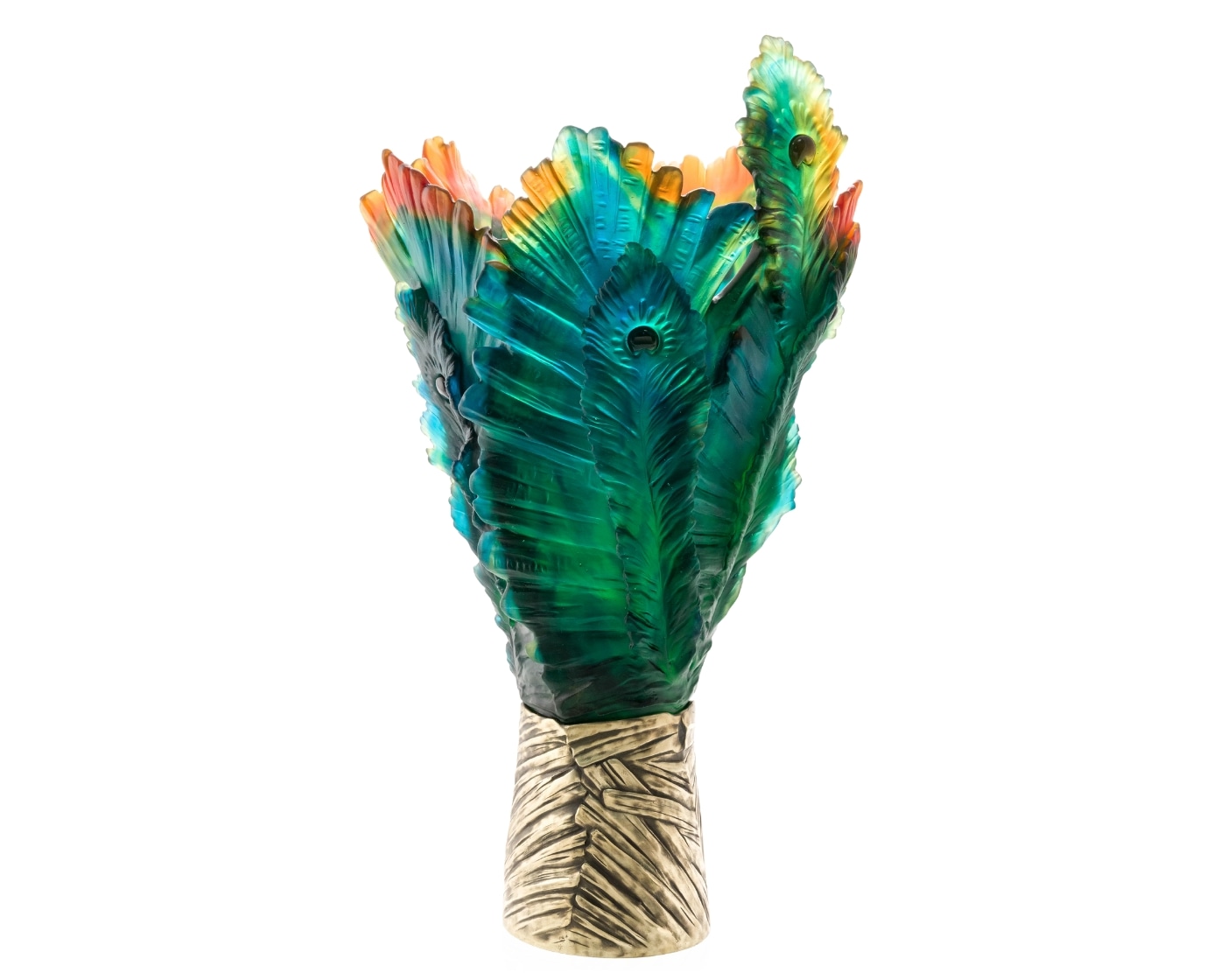Daum, Fleur de Paon, Magnum vase