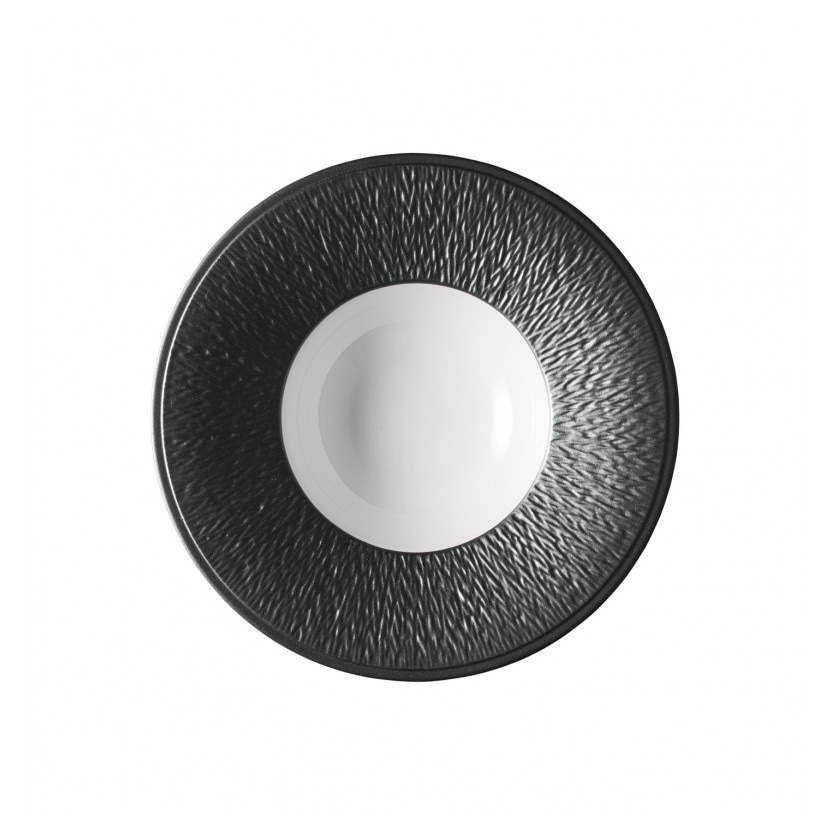 Raynaud, Minéral irisé Black, Deep plate with rim