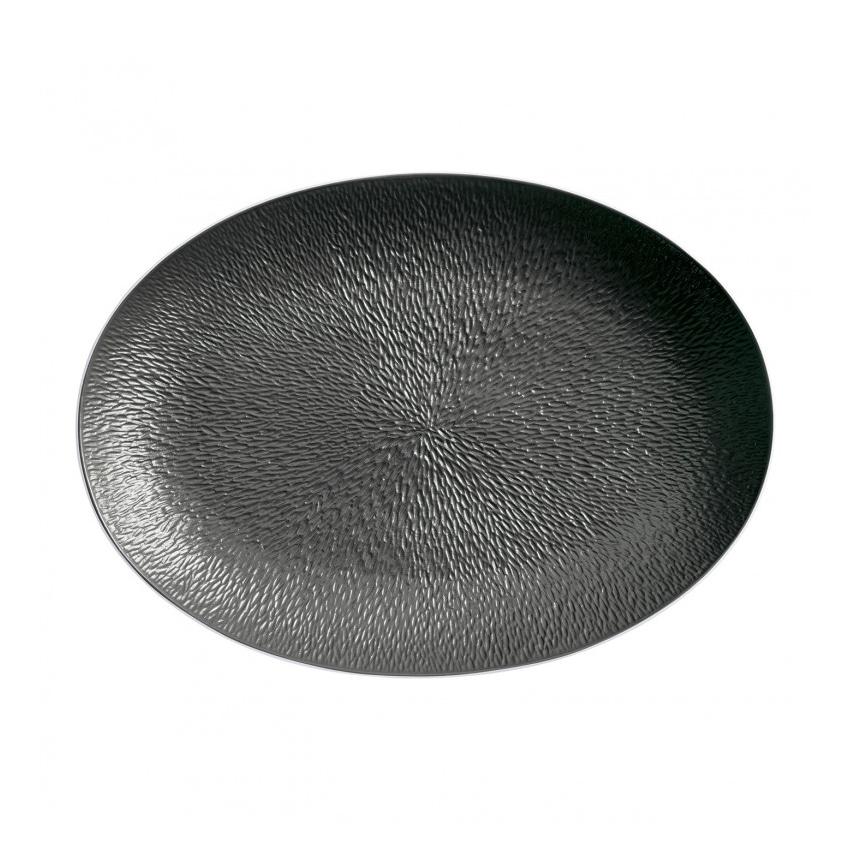 Raynaud, Minéral irisé Black, Oval platter