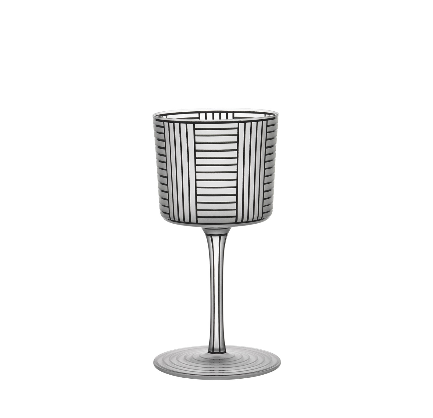 Lobmeyr, Hoffmann Bronzit Series, Wine glass, series b