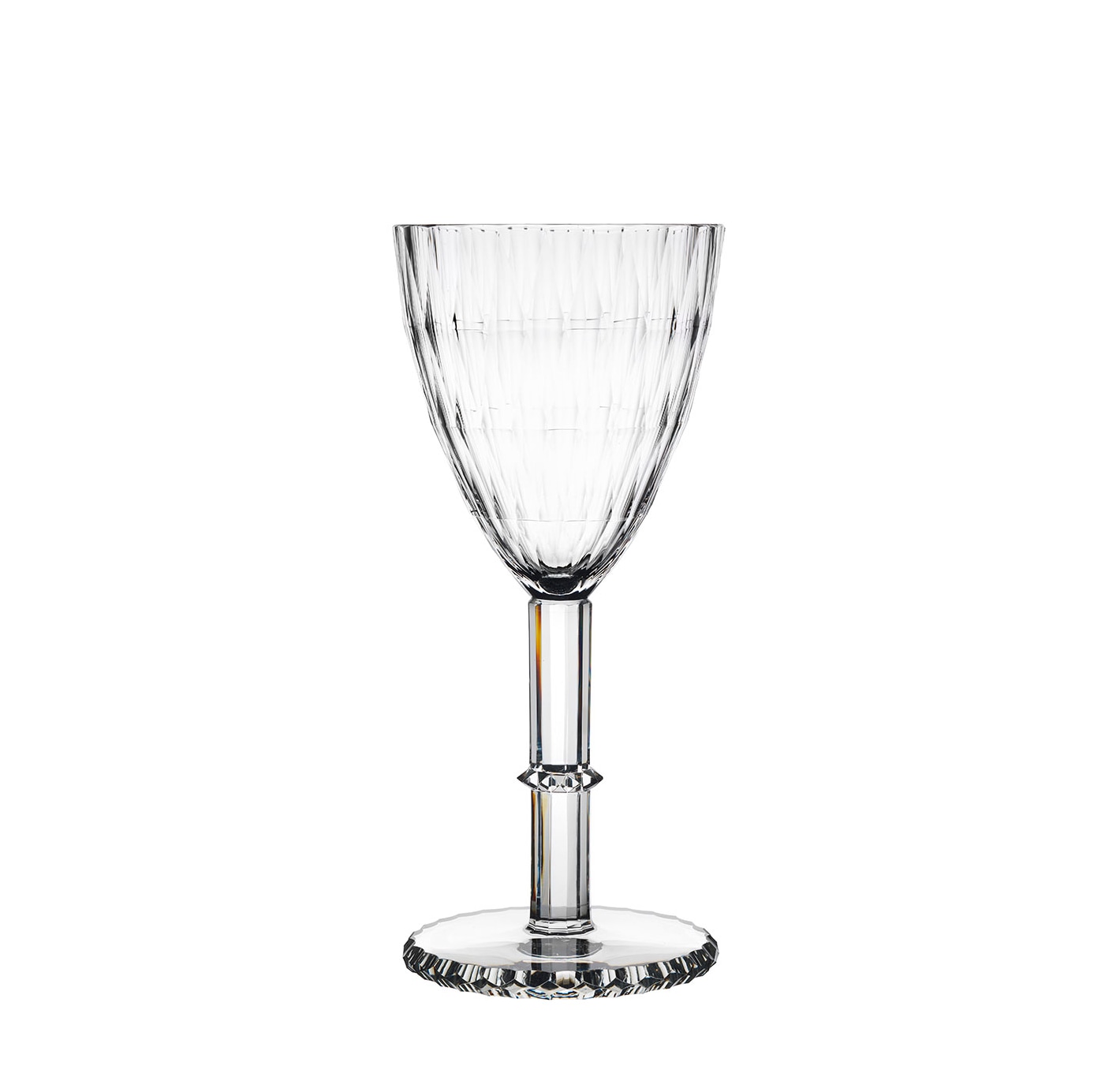 Lobmeyr, Hoffmann Goblets, Fleckerlschliff Pokal, cut with rich facettes