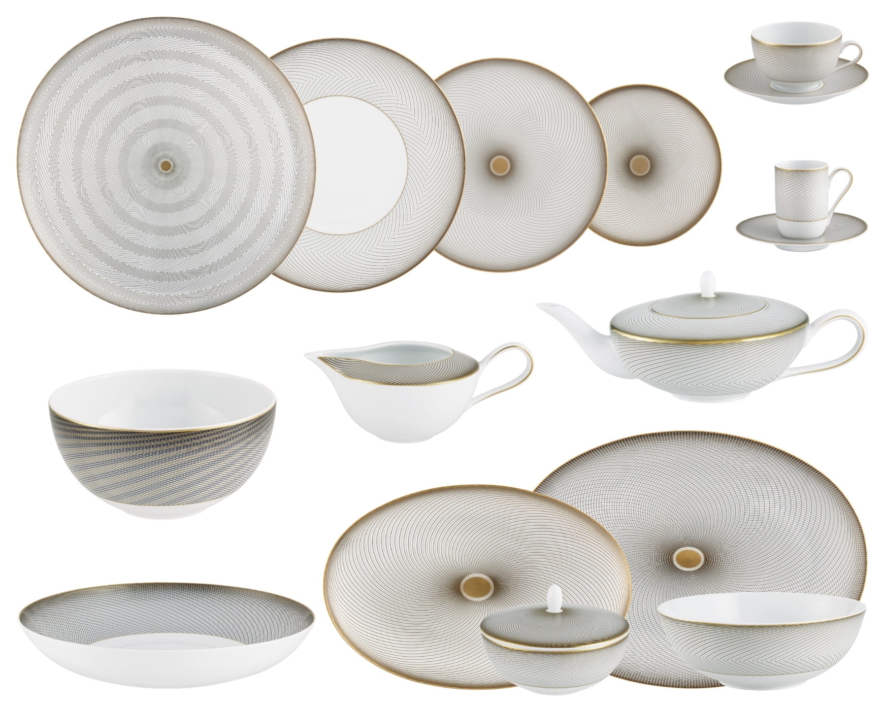 Raynaud, Oskar, Dinner set for 6 persons