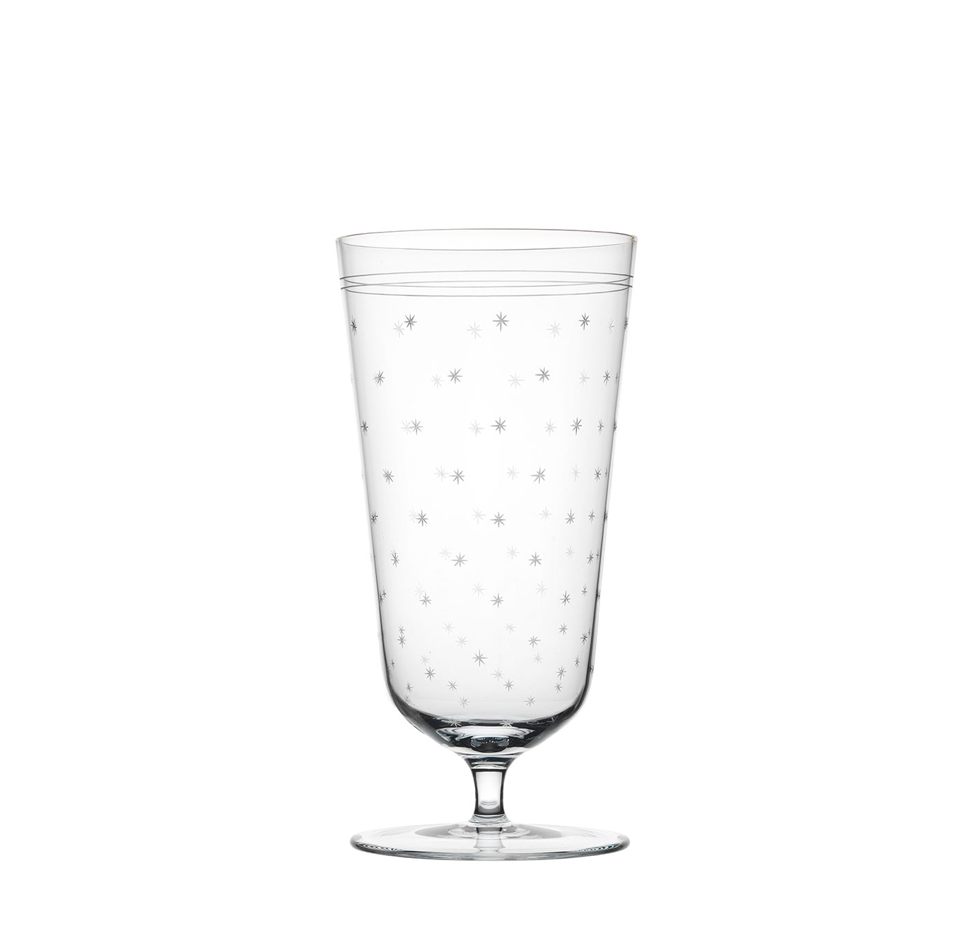 Lobmeyr, Rothschild stars, Beer glass on stem