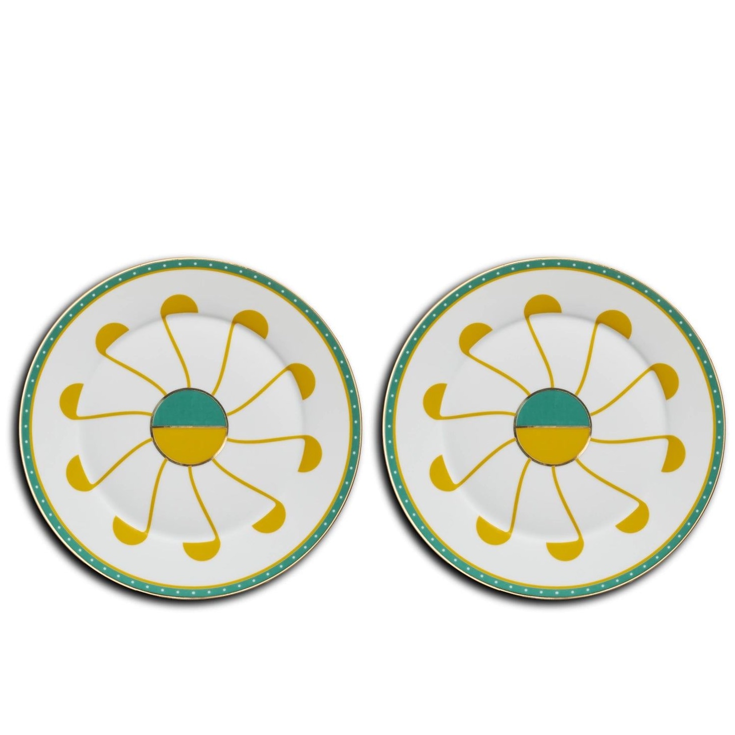 Reflections Copenhagen, Porcelain, Pair of Pedra Bread Plates