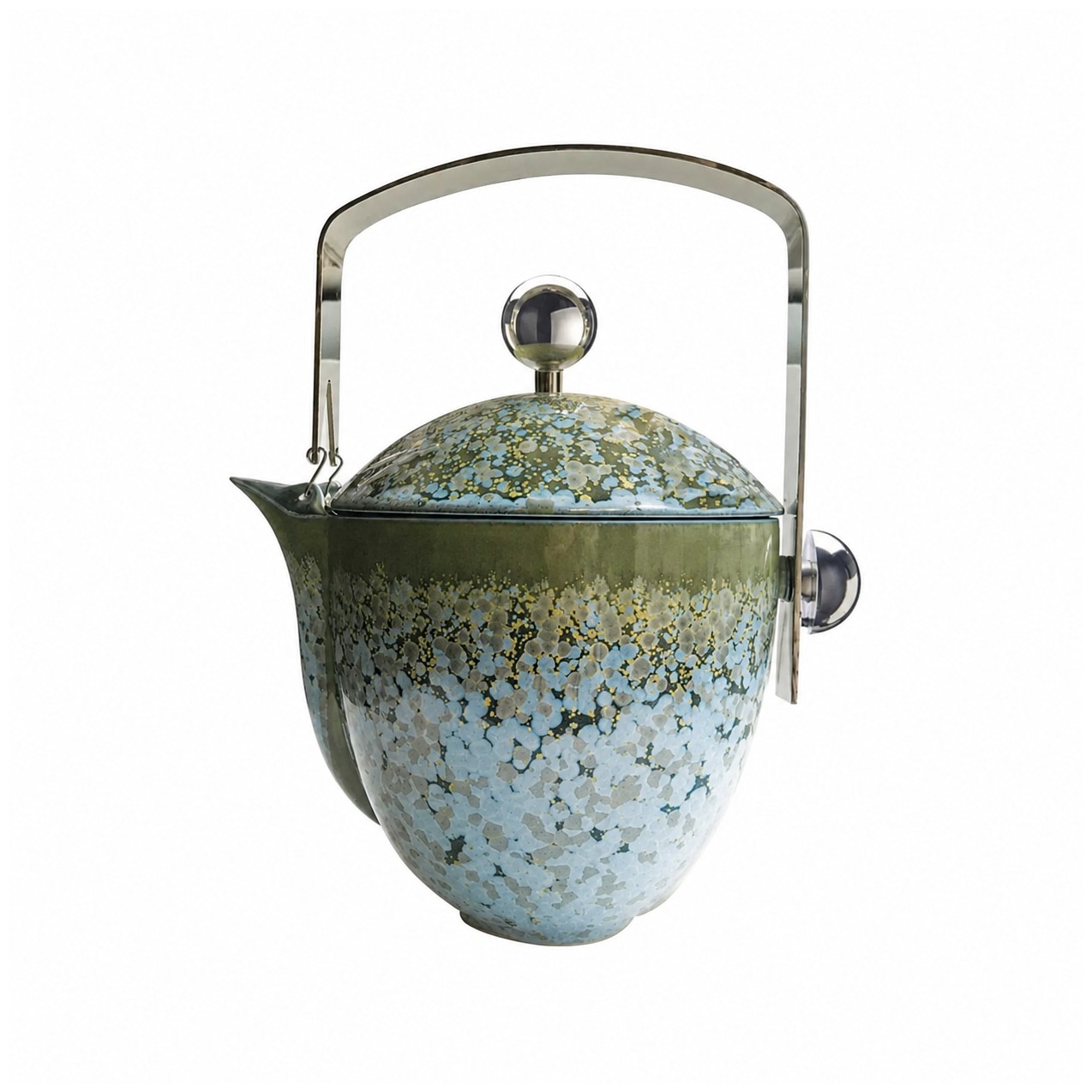 Jaune de Chrome, Nymphéa, Coffee-teapot, stainless steel accessories
