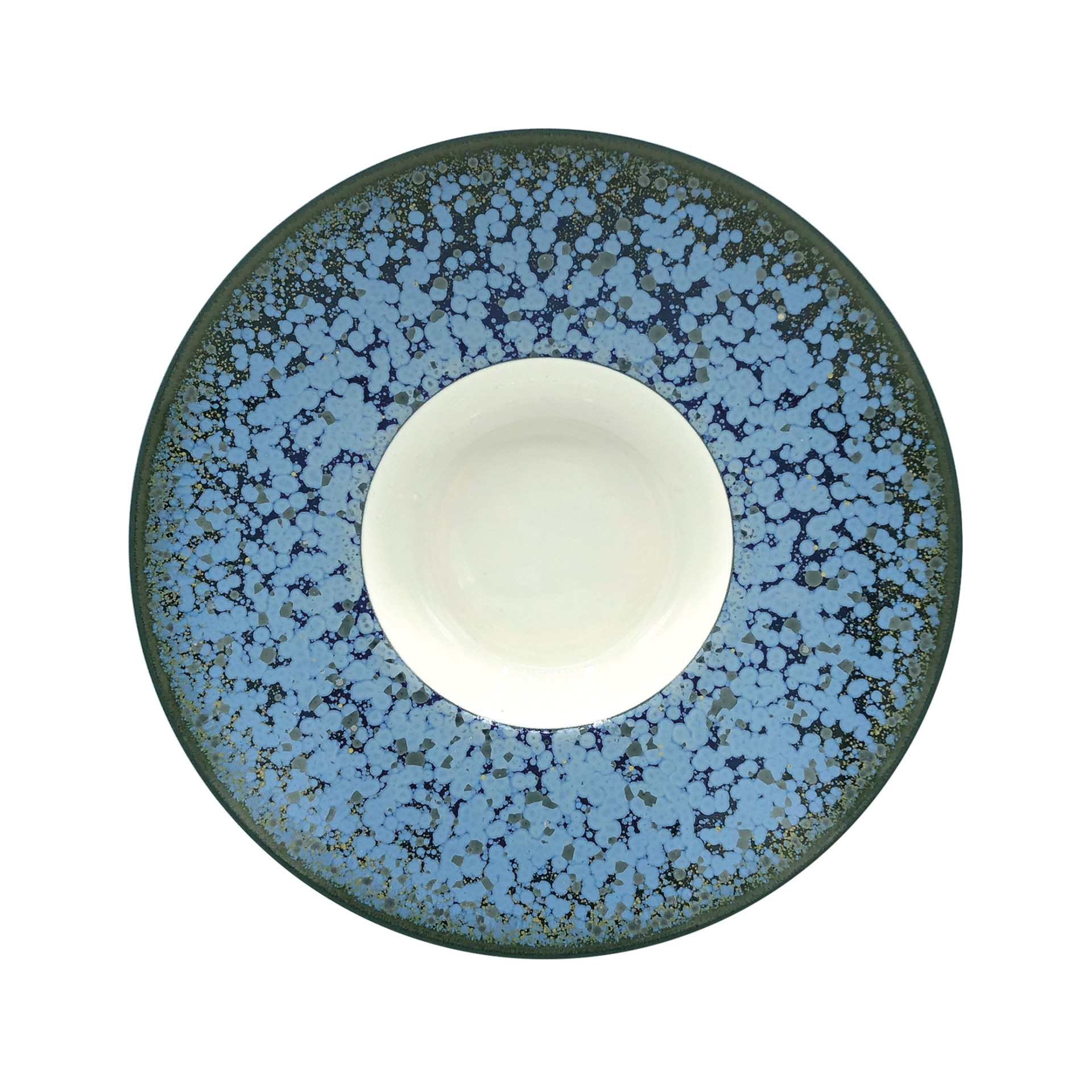 Jaune de Chrome, Nymphéa, Rim soup plate, medium