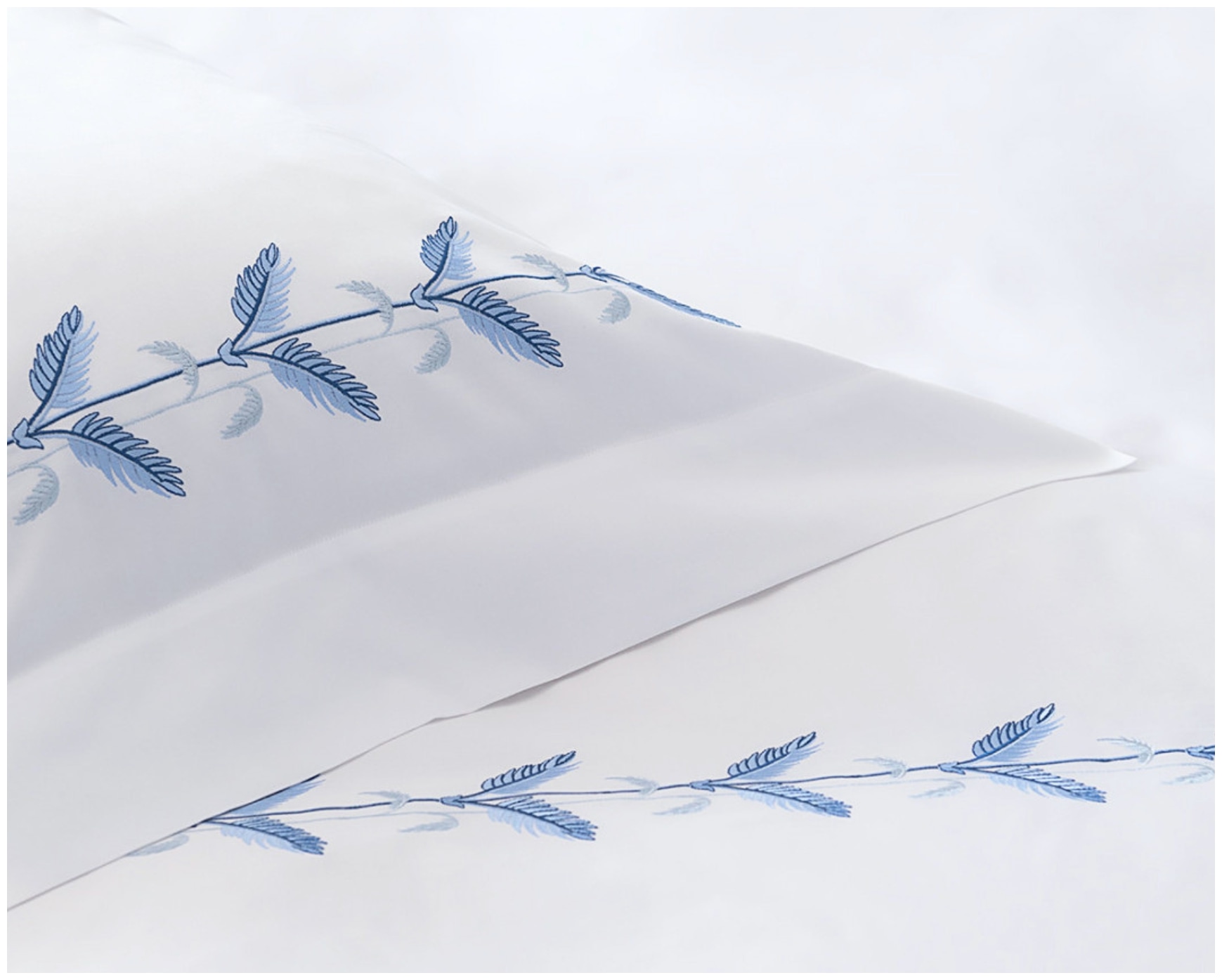 Jesurum, Plumes bed linen, Blue, Top Sheet