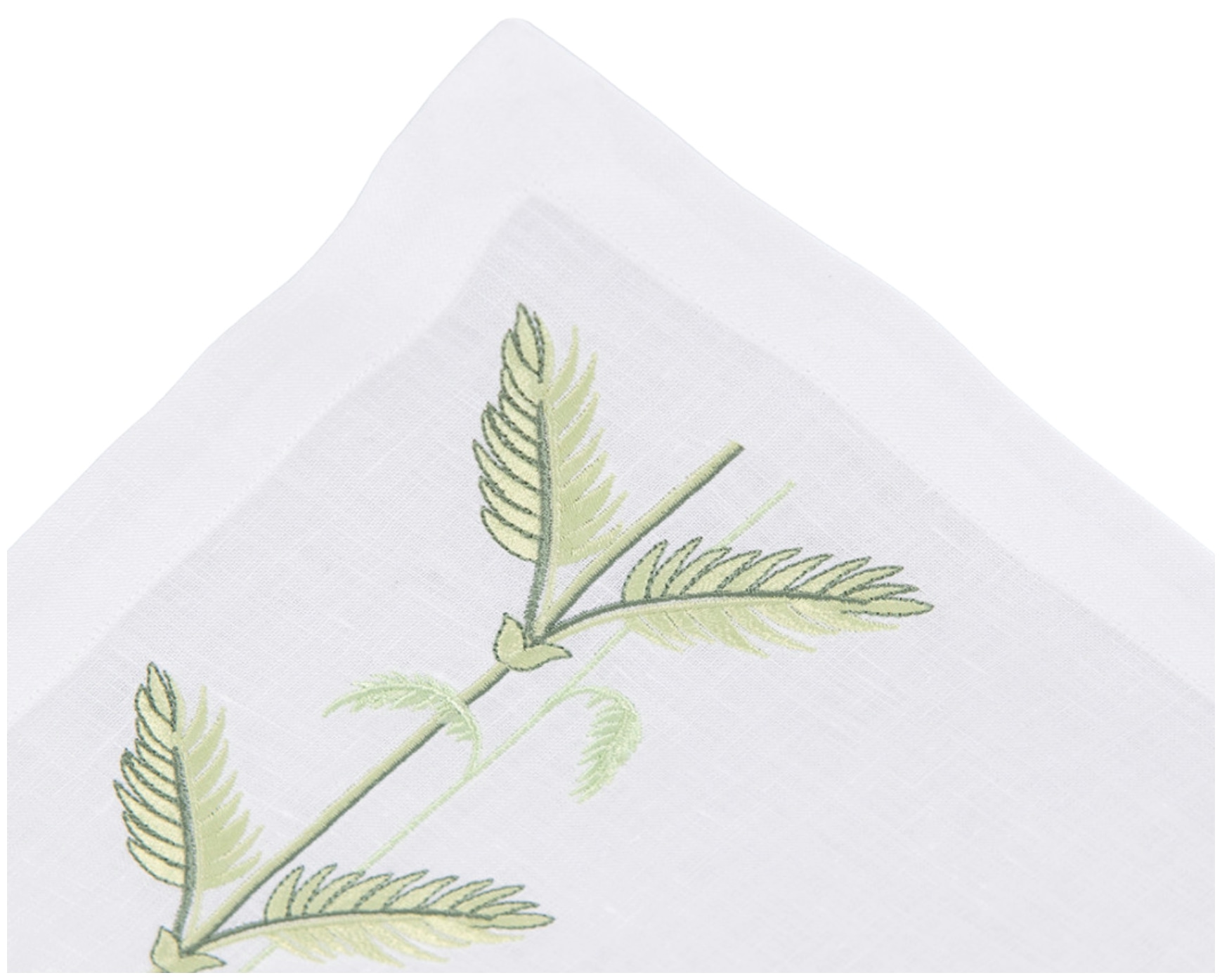 Jesurum, Plumes table set, Green, Place mat