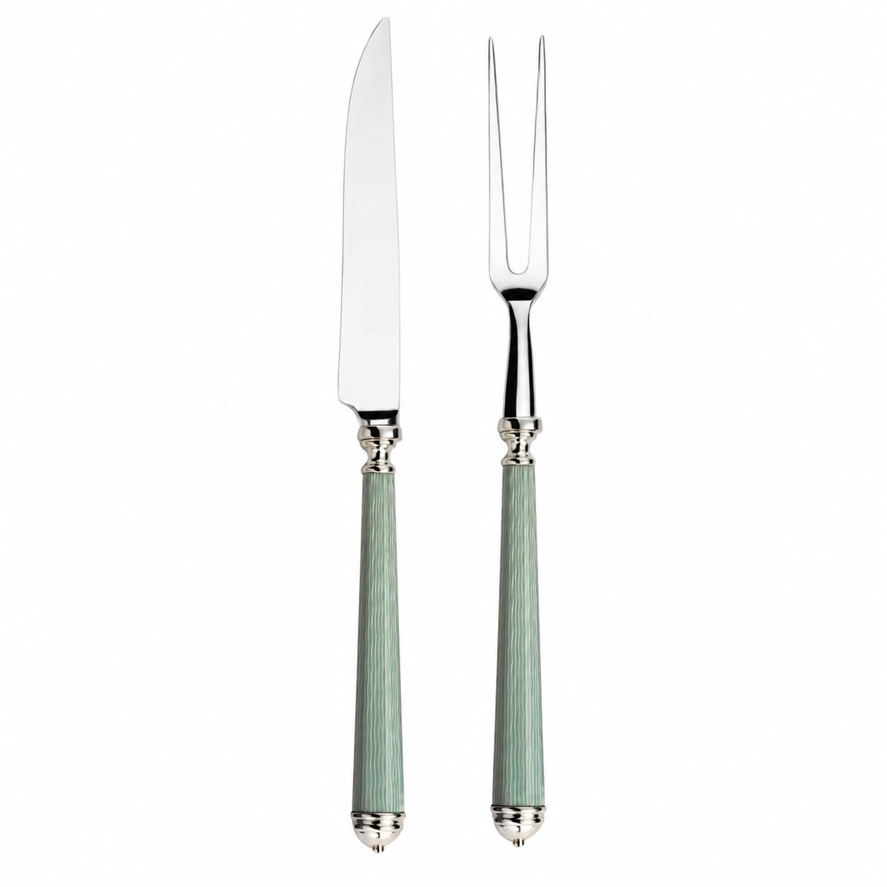 Alain Saint-Joanis, Wave almond inox, stainless steel, Carving set