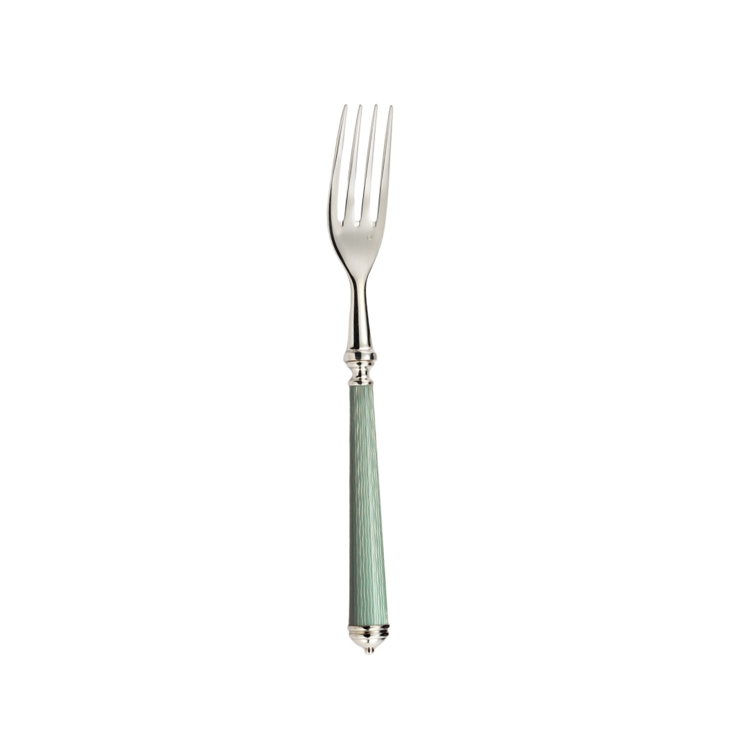 Alain Saint-Joanis, Wave almond inox, stainless steel, Dessert fork
