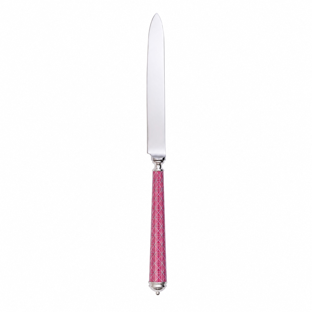 Alain Saint-Joanis, Croisette Pink, silver plated, Table knife