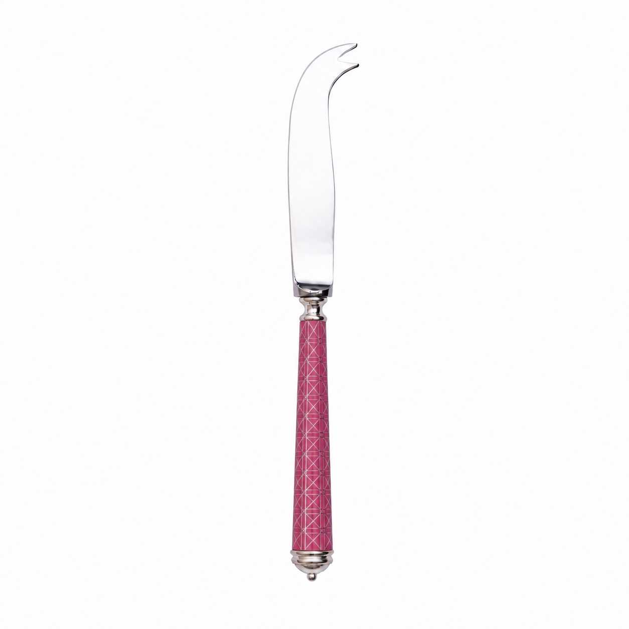 Alain Saint-Joanis, Croisette Pink, silver plated, Large cheese knife