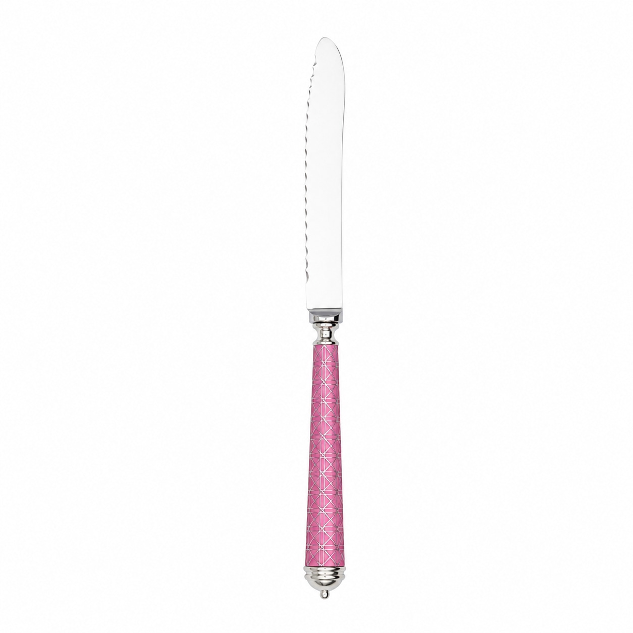 Alain Saint-Joanis, Croisette Pink, silver plated, Bread knife