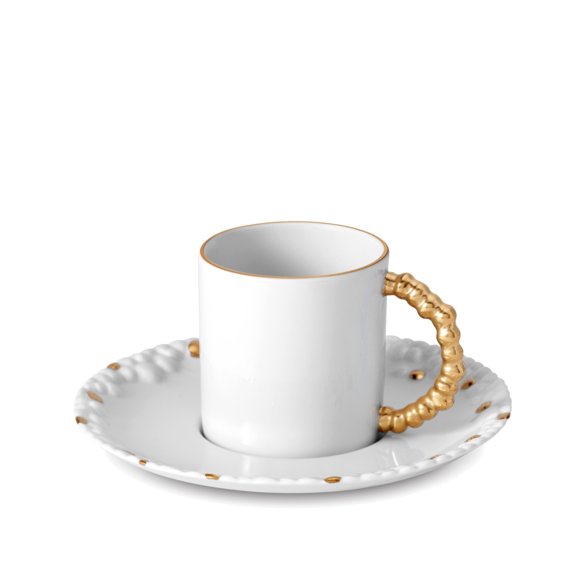 L'Objet, Haas Mojave Gold, Espresso cup and saucer