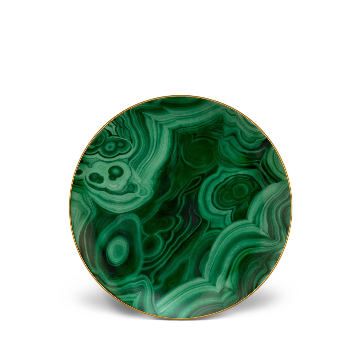 L'Objet, Malachite, Dessert plate, set of 4