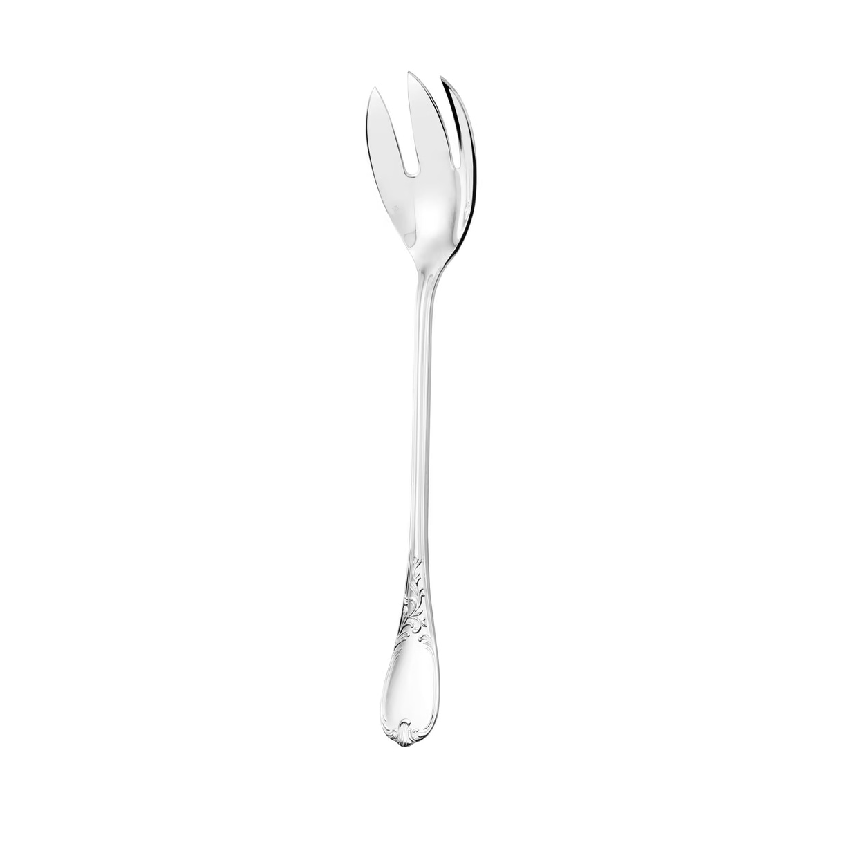 Ercuis, Du barry, silver plated, Salad serving fork