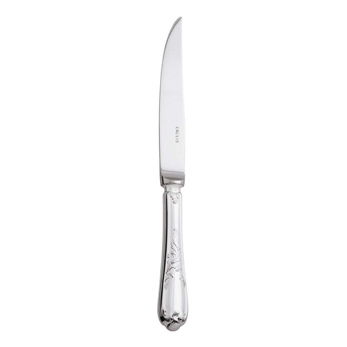 Ercuis, Du barry, silver plated, Steak blade dinner knife