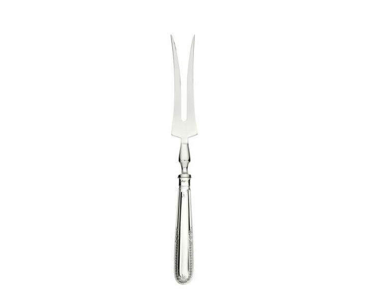 Schiavon, Impero cutlery, silver plated, Carving fork with gift box