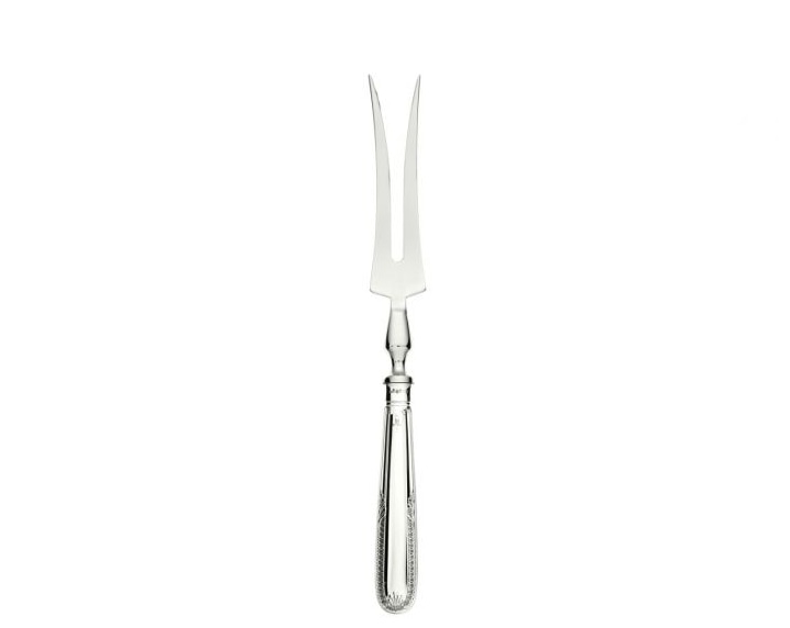 Schiavon, Impero cutlery, silver plated, Carving fork with gift box
