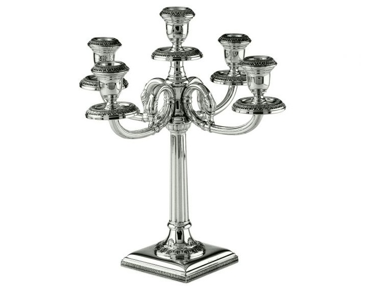 Schiavon, Impero accessories, 5-stem candleholder