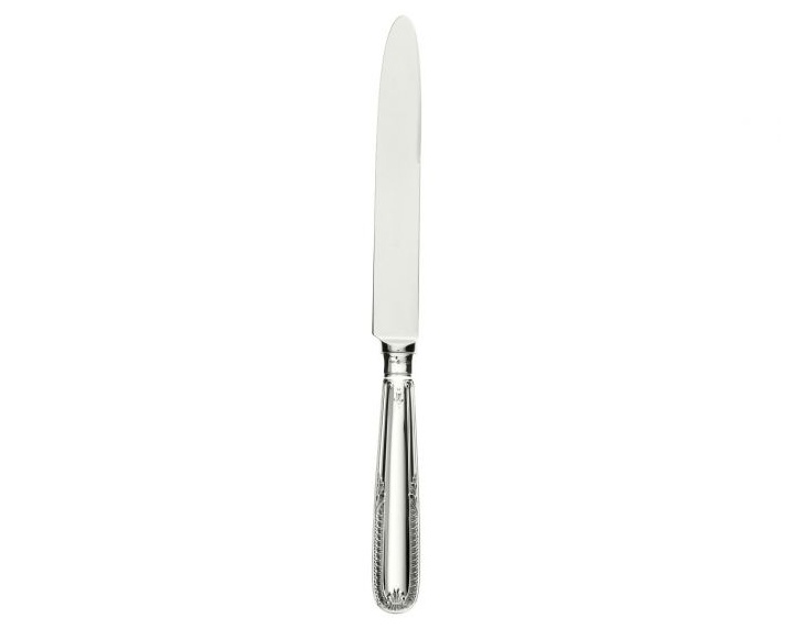 Schiavon, Impero cutlery, silver plated, Serrated table knife