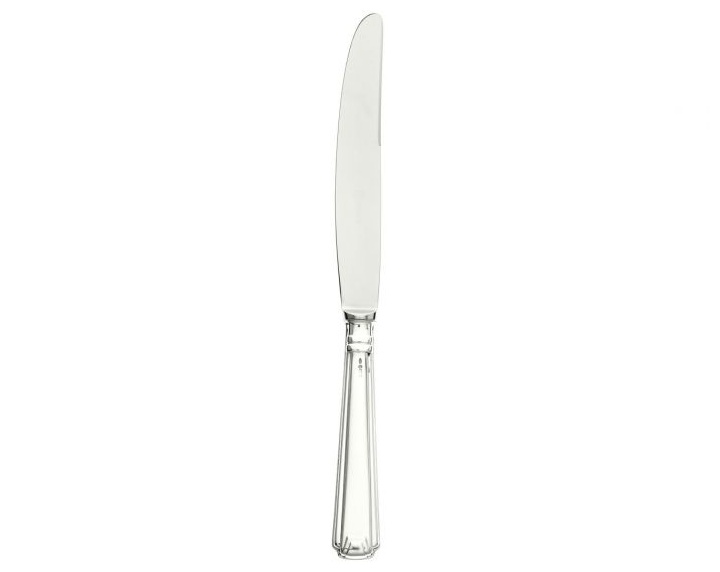 Schiavon, Deco' cutlery, silver plated, Serrated table knife