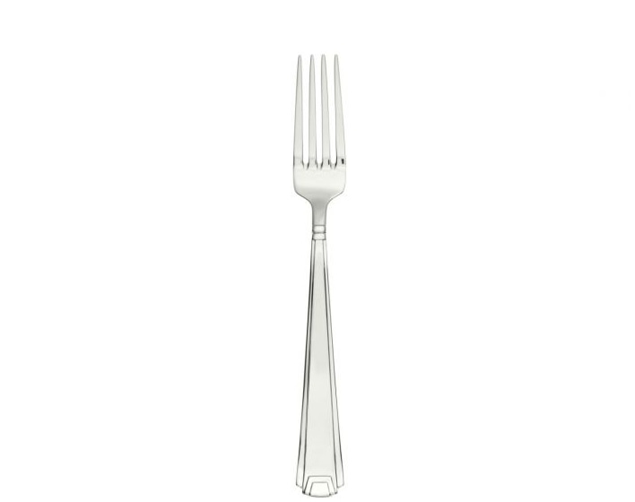 Schiavon, Deco' cutlery, silver plated, Serving fork