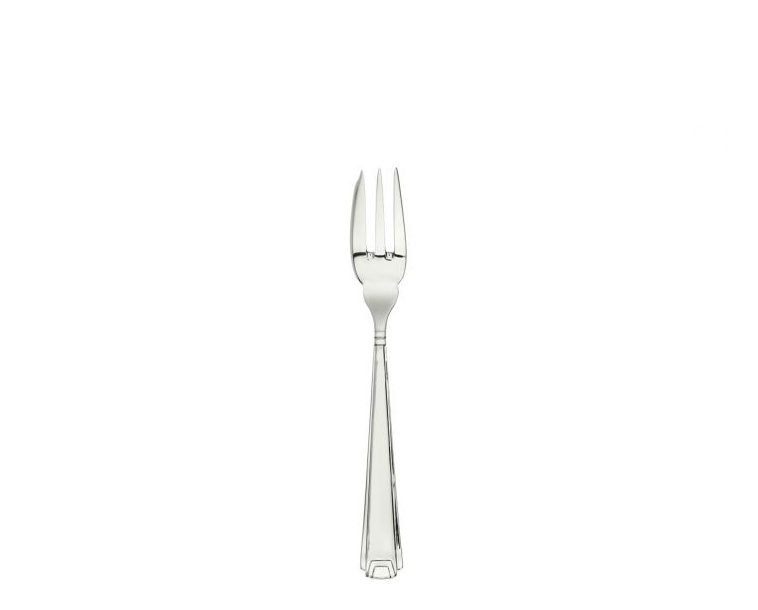 Schiavon, Deco' cutlery, silver plated, Dessert fork