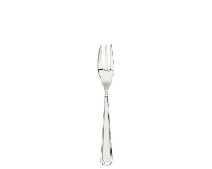 Schiavon, Deco' cutlery, silver plated, 6 dessert forks with gift box