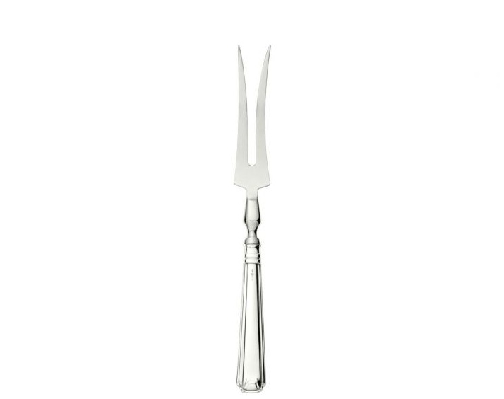 Schiavon, Deco' cutlery, silver plated, Carving fork