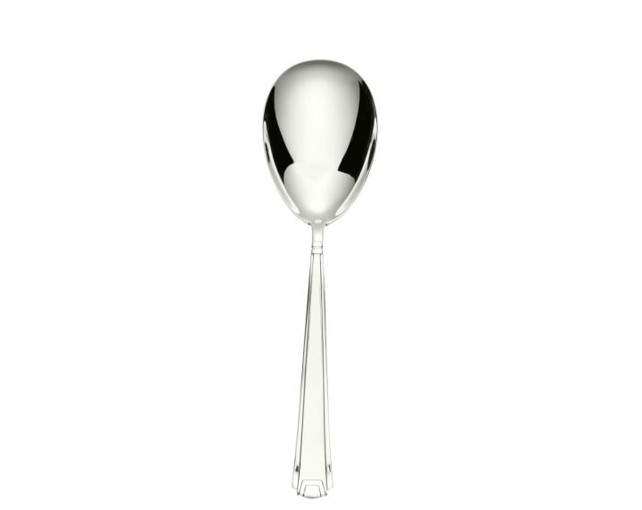 Schiavon, Deco' cutlery, silver plated, Rice serving spoon