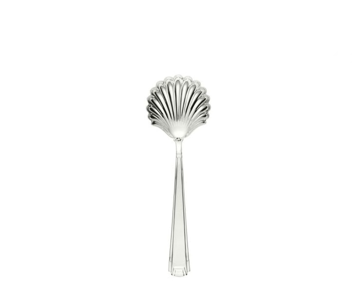 Schiavon, Deco' cutlery, silver plated, Strawberry spoon