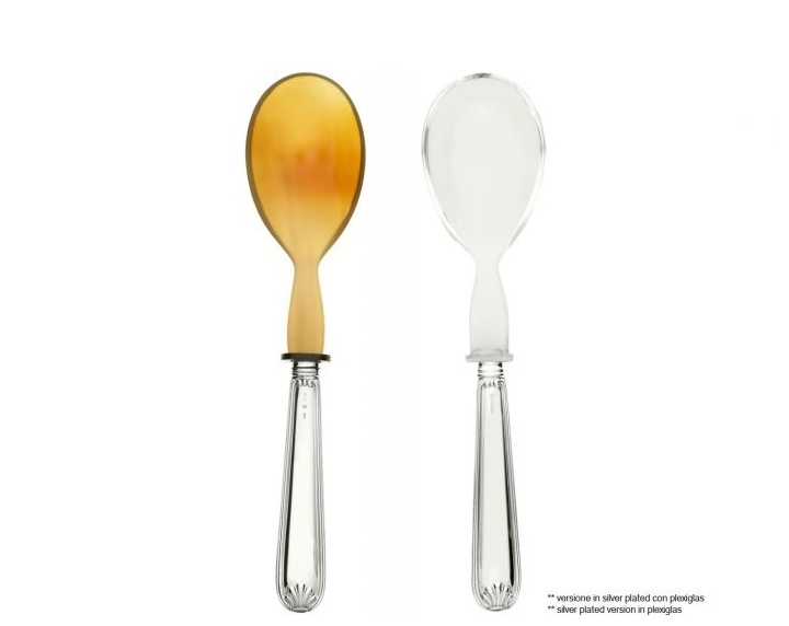 Schiavon, Francese cutlery, silver plated, Salad spoon