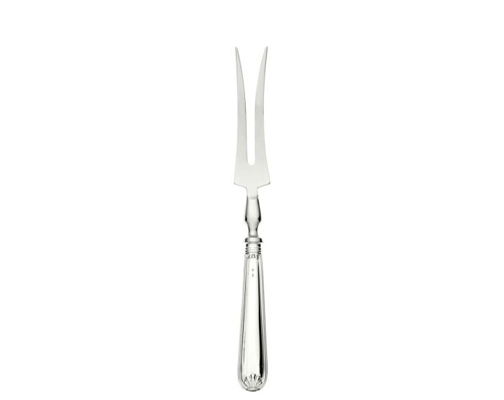 Schiavon, Francese cutlery, silver plated, Carving fork with gift box